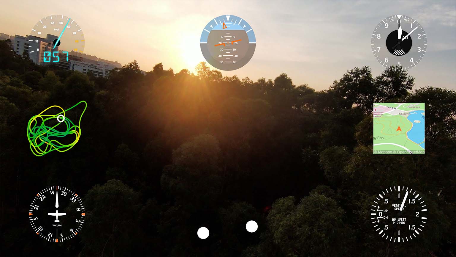 fpv drone hud