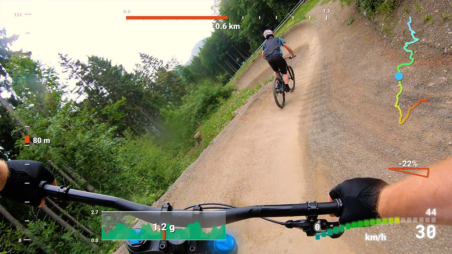 mountain bike downhill stats